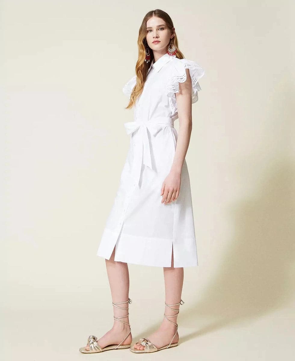 Abito in popeline-Abiti-Twinset-Vittorio Citro Boutique