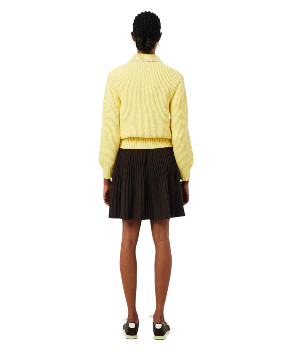 Women's Lacoste Pleated 3D Mesh Short Skirt