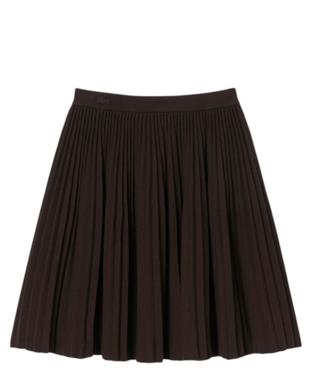Women's Lacoste Pleated 3D Mesh Short Skirt