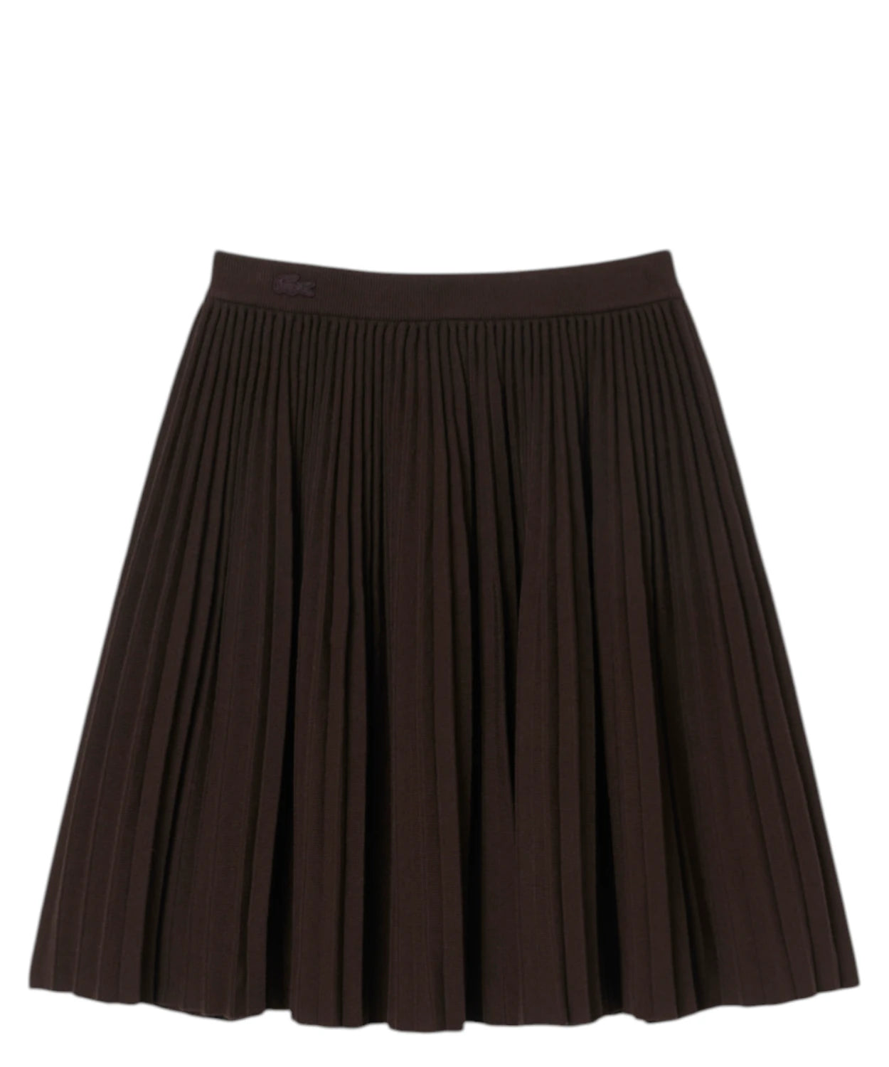 Gonna Corta Lacoste da Donna in Mesh 3D Plissettata