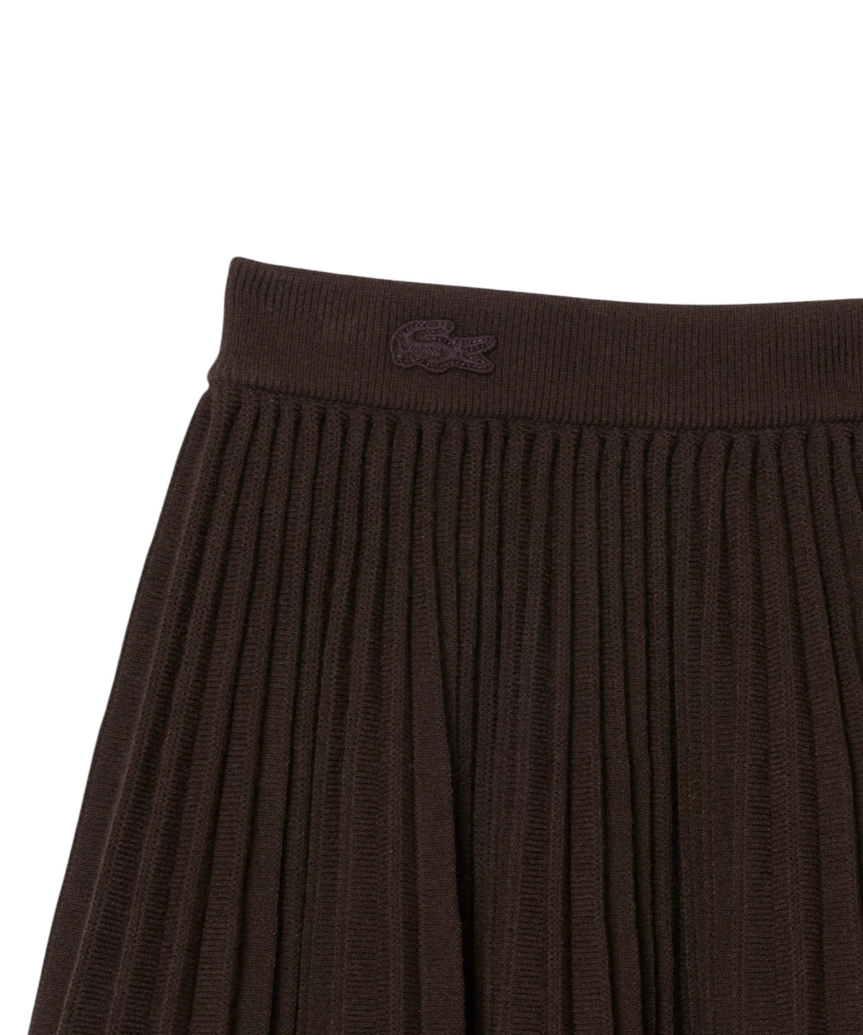 Gonna Corta Lacoste da Donna in Mesh 3D Plissettata