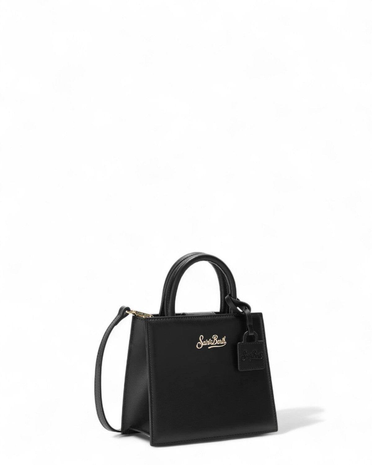 Shop Bag Mini in Pelle con Tracolla Removibile-Mc2 Saint Barth-Borse a mano-Vittorio Citro Boutique