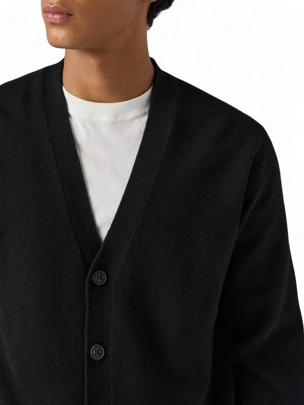 Cardigan Herrison in pura lana a coste inglesi-Mc2 Saint Barth-Maglieria-Vittorio Citro Boutique