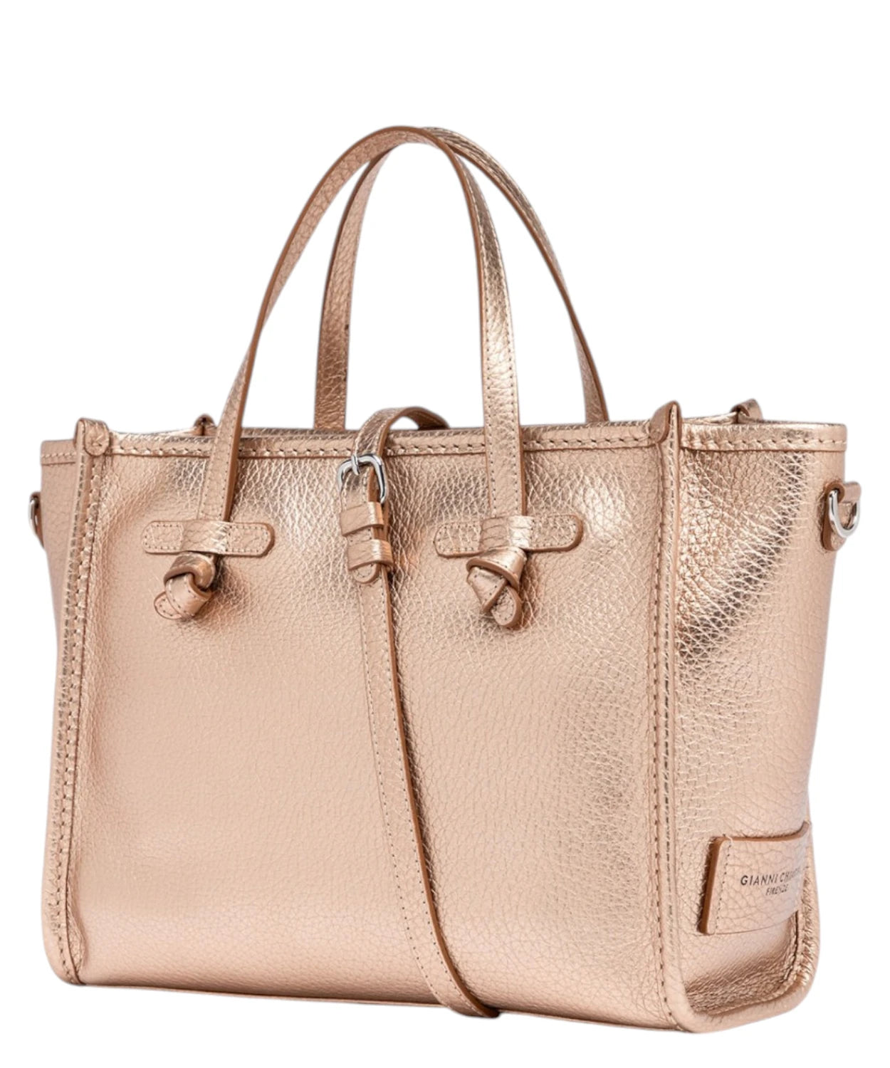 Miss Marcella 32 Gianni Chiarini Bag in Double Grain Leather with Shoulder Strap