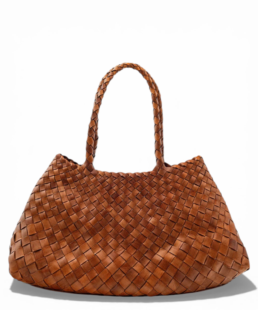 Borsa Santa Croce pletená z kůže