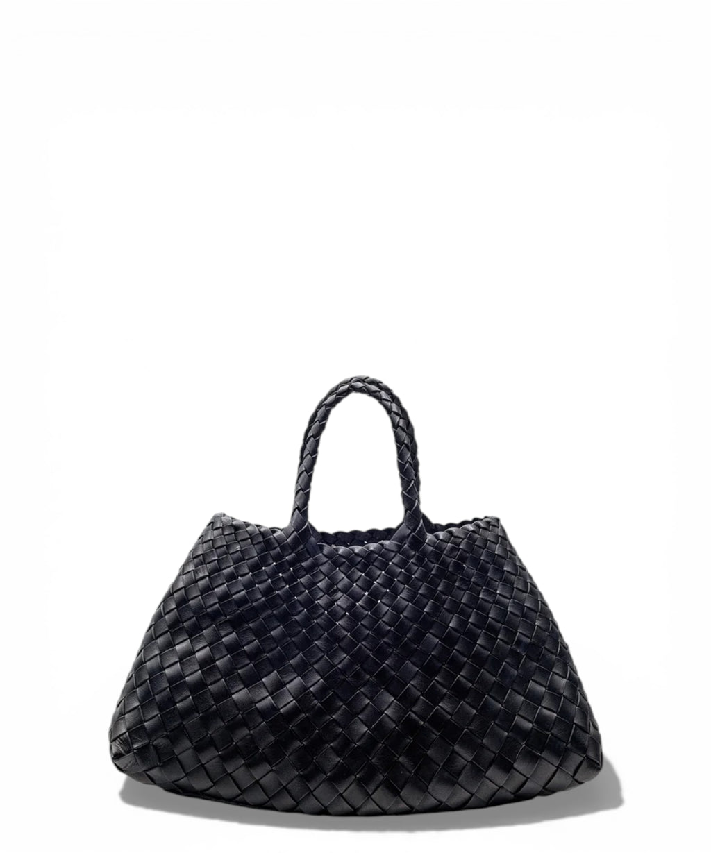 Santa Croce Small Woven Leather Bag