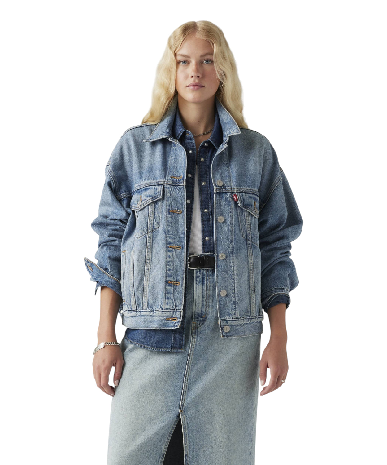 Giacca Jeans Levi’s Trucker con stile anni '90