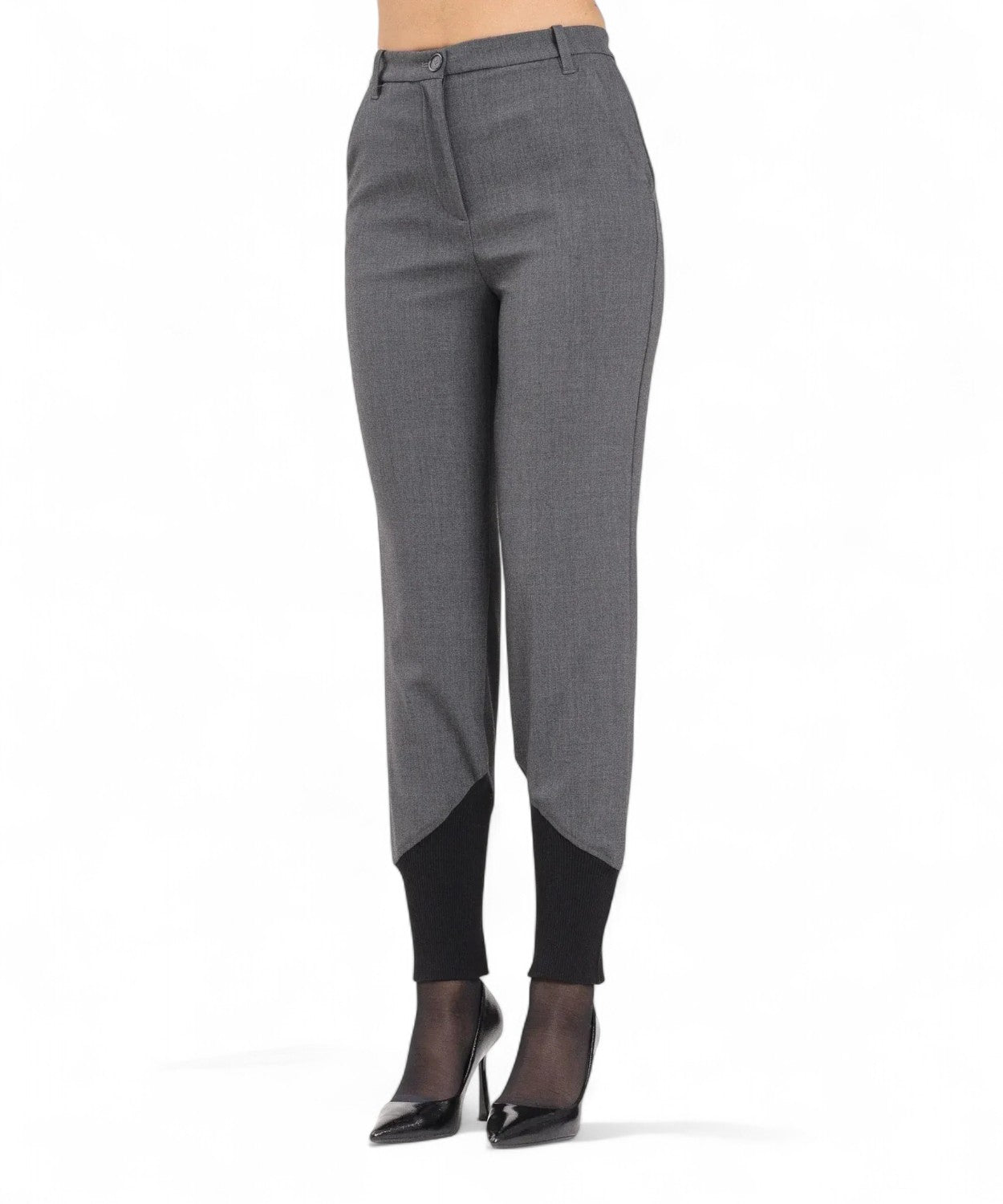 Pantaloni Jogger Pinko Casta in Misto Lana