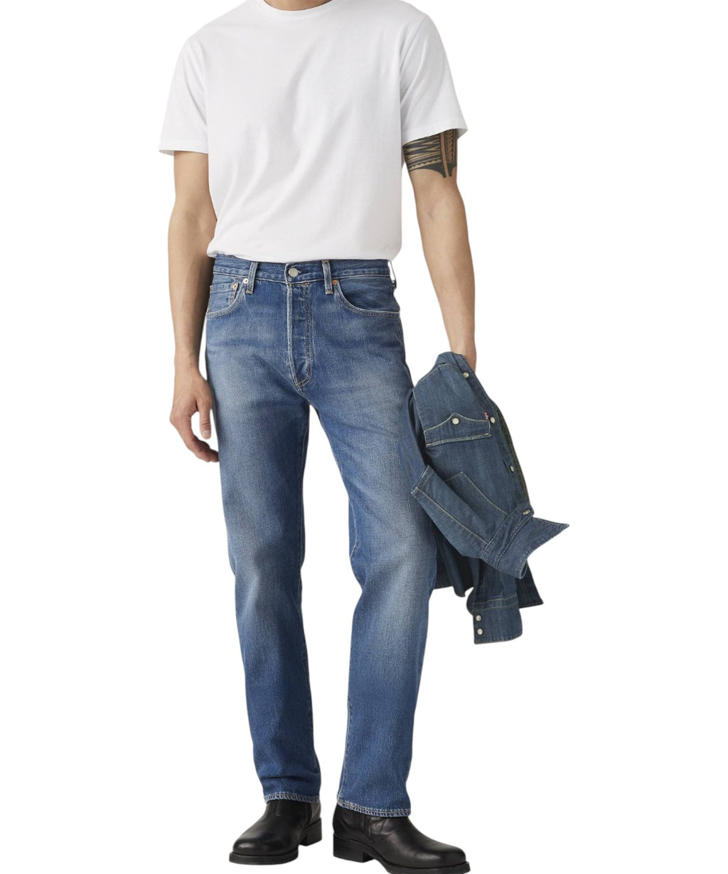 Levi’s 501 Original Men's Jeans in Comfort Stretch Denim