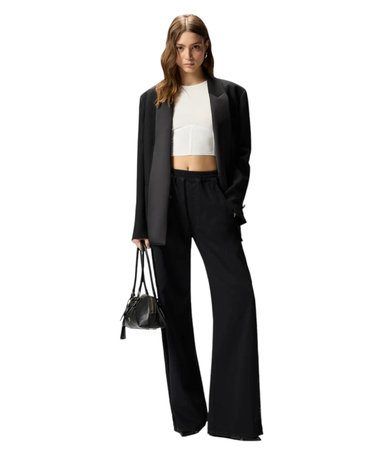 Pantaloni Pinko PALCO in Denim con Pizzo