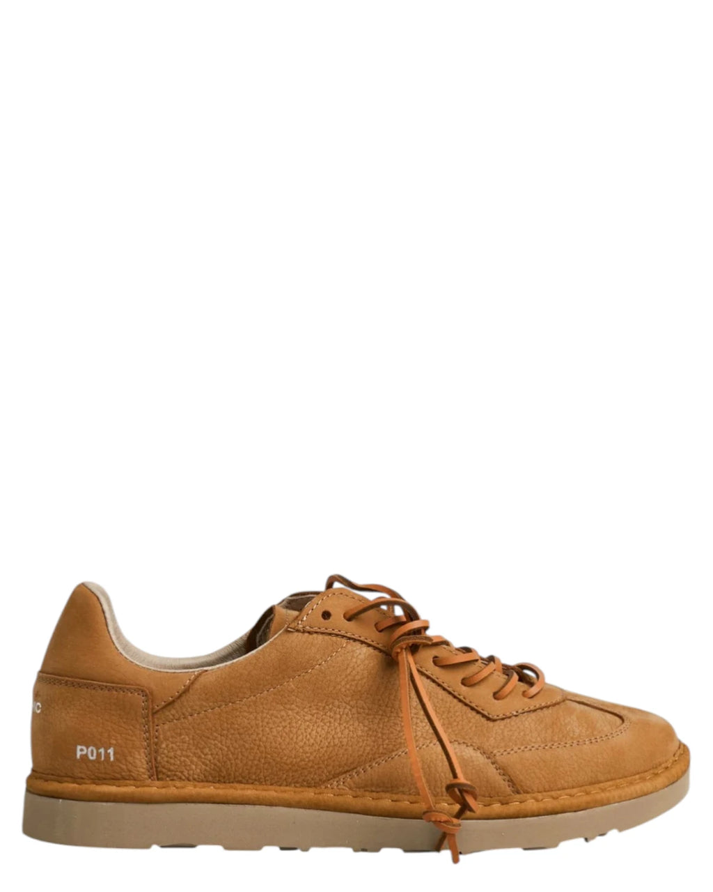 Men's lace-up shoes in nubuck Brown Sugar Panchic P011