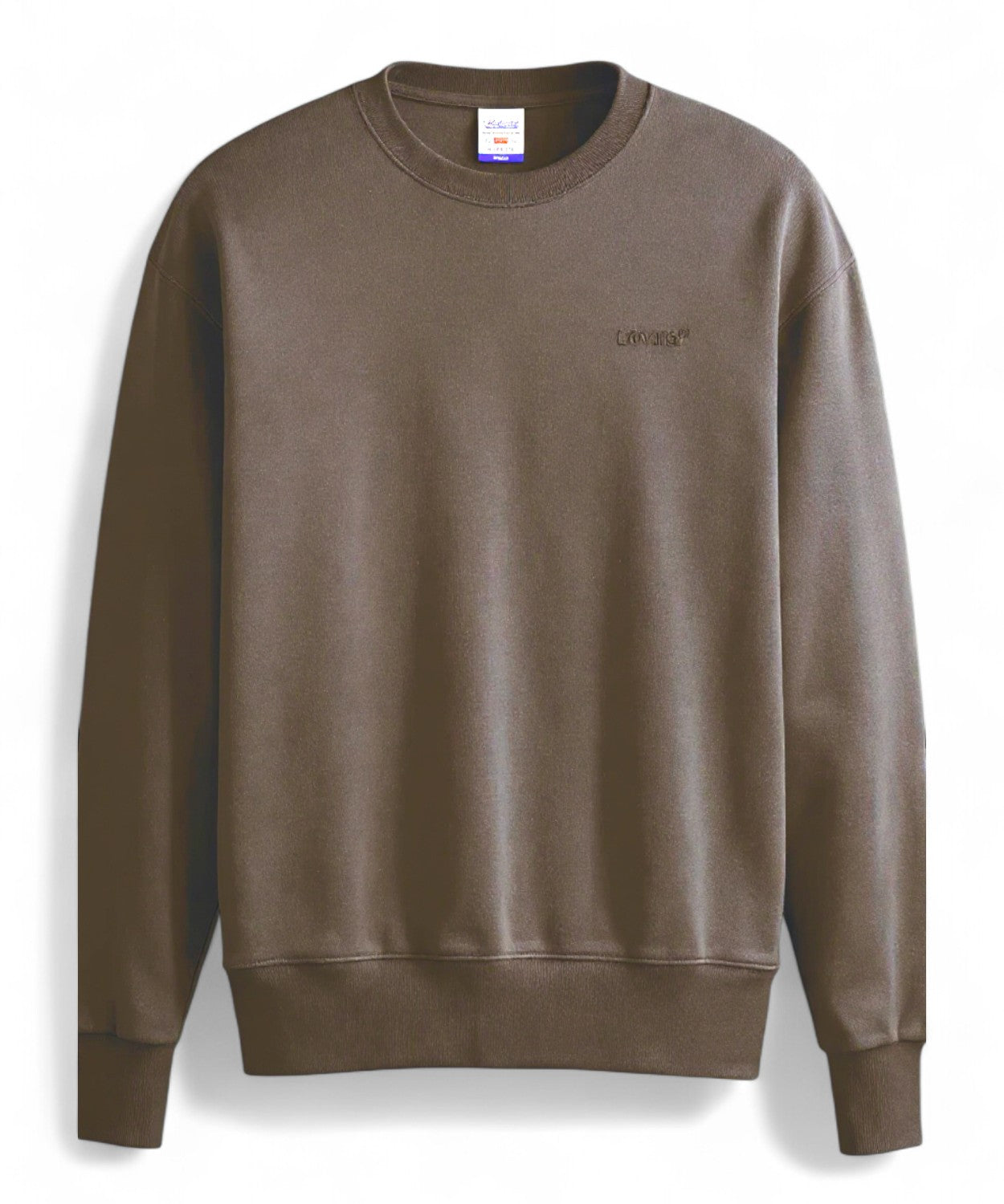 Felpa Girocollo Authentic in cotone e pile-LEVI'S-Felpe-Vittorio Citro Boutique