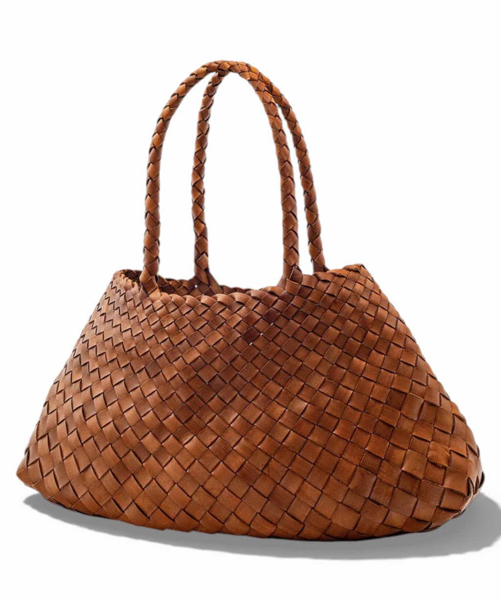 Borsa Santa Croce pletená z kůže