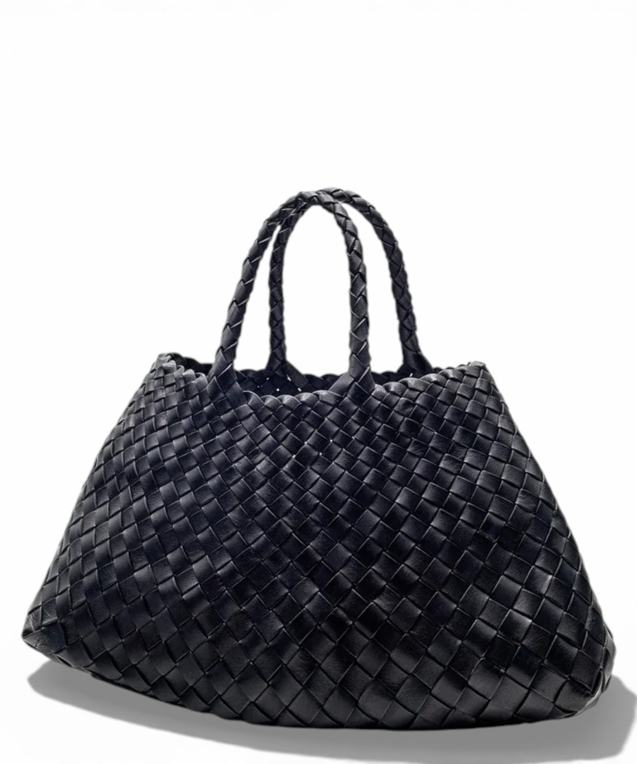 Borsa Intrecciata Santa Croce Small in Pelle