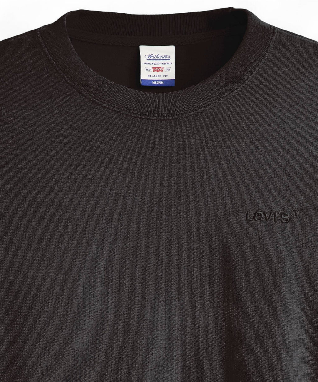 Felpa Girocollo Authentic in cotone e pile-LEVI'S-Felpe-Vittorio Citro Boutique