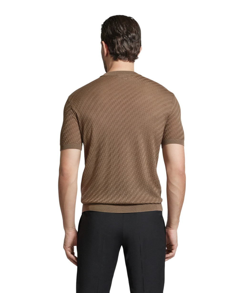 Men's Emporio Armani T-shirt with Embossed Design