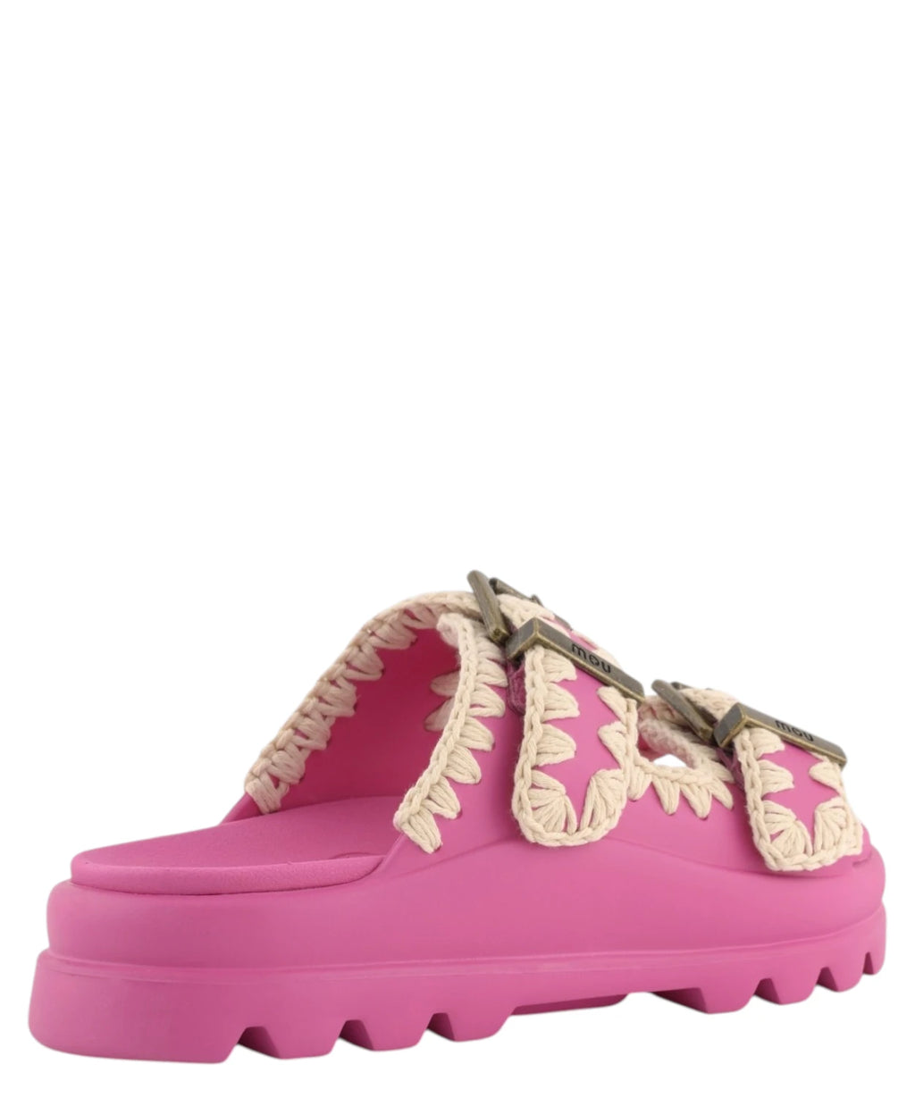 Mou Eva One-Piece Slide Two Buckles Women's Summer Sandals