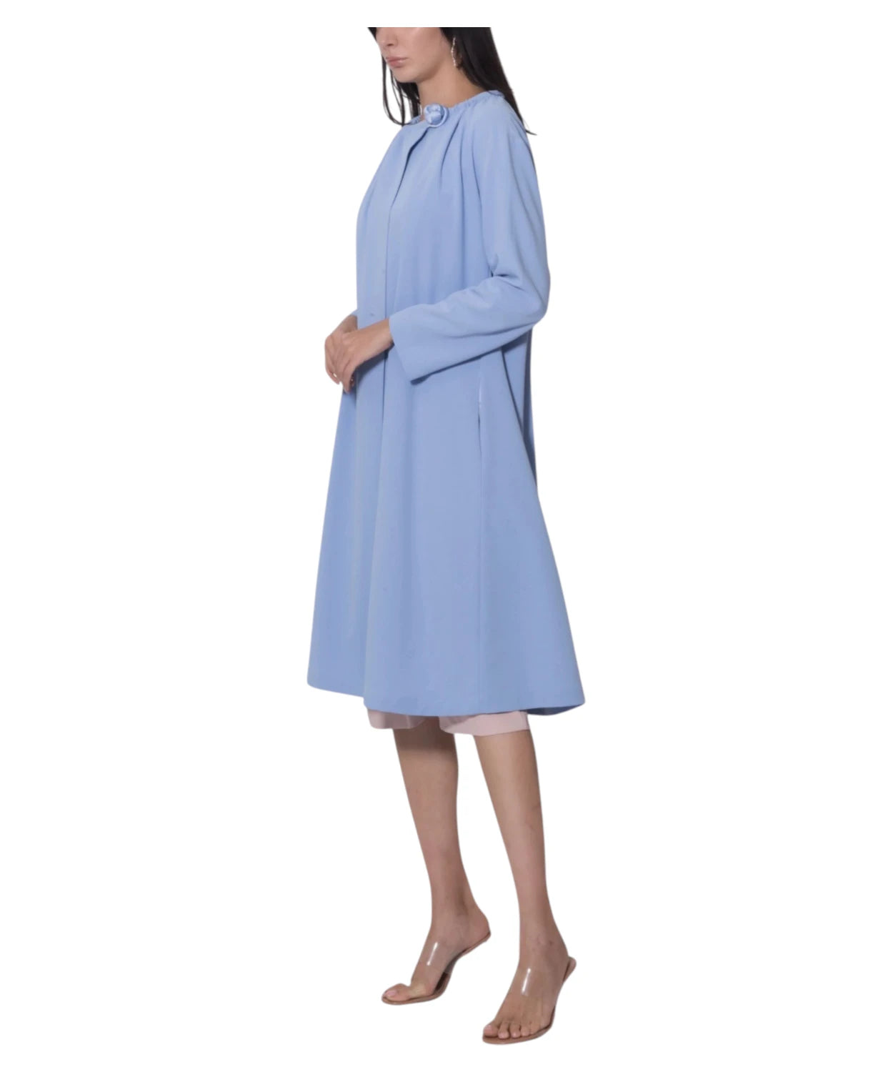 Giacca Lunga in Crepe-Emporio Armani-Giacche-Vittorio Citro Boutique