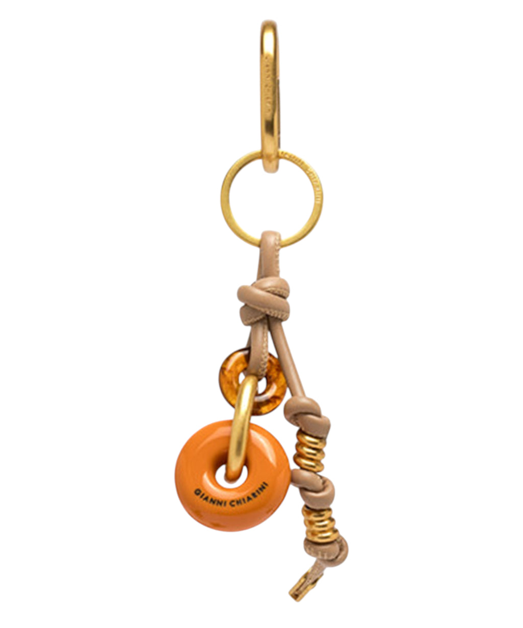Gianni Chiarini Leather Donut Bag Charm