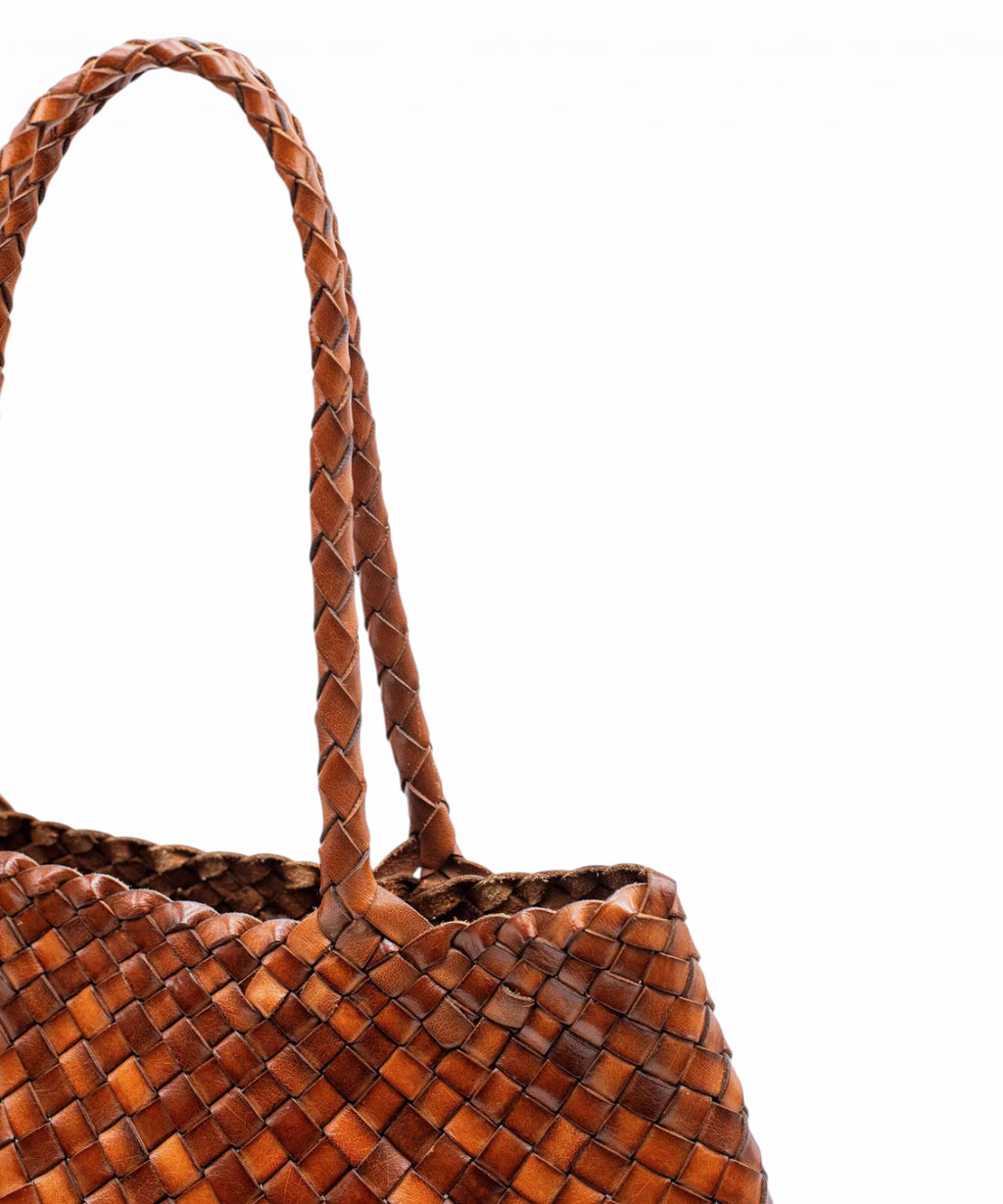Borsa Santa Croce pletená z kůže