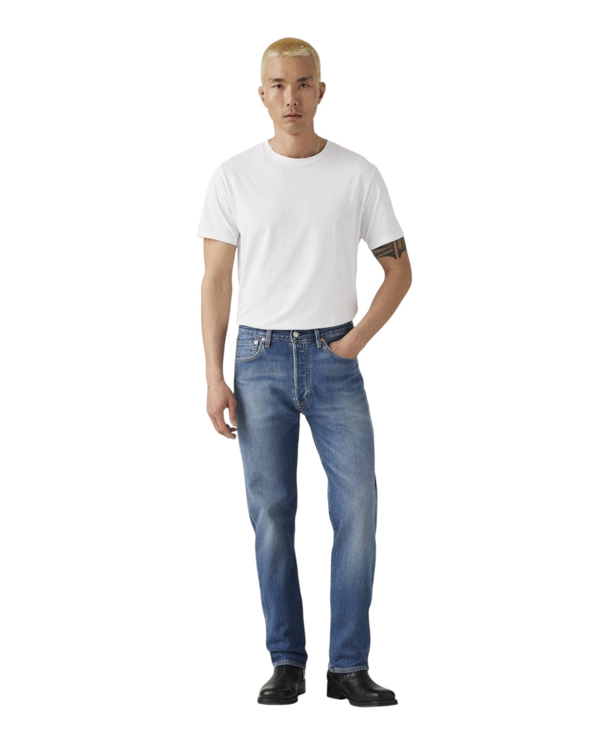 Levi’s 501 Original Men's Jeans in Comfort Stretch Denim