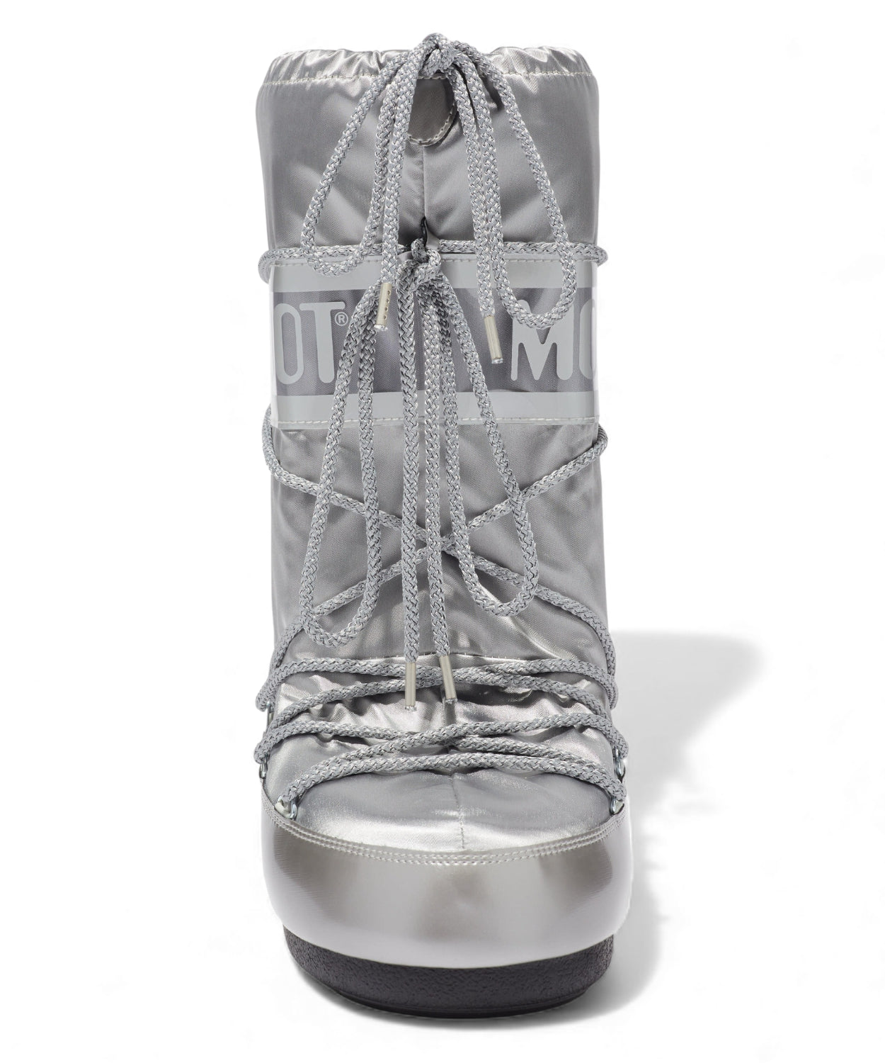 Stivale Moon Boot Icon Glance Argento in Raso