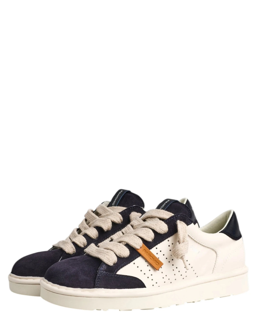 Men's Panchic P001 leather and suede sneakers
