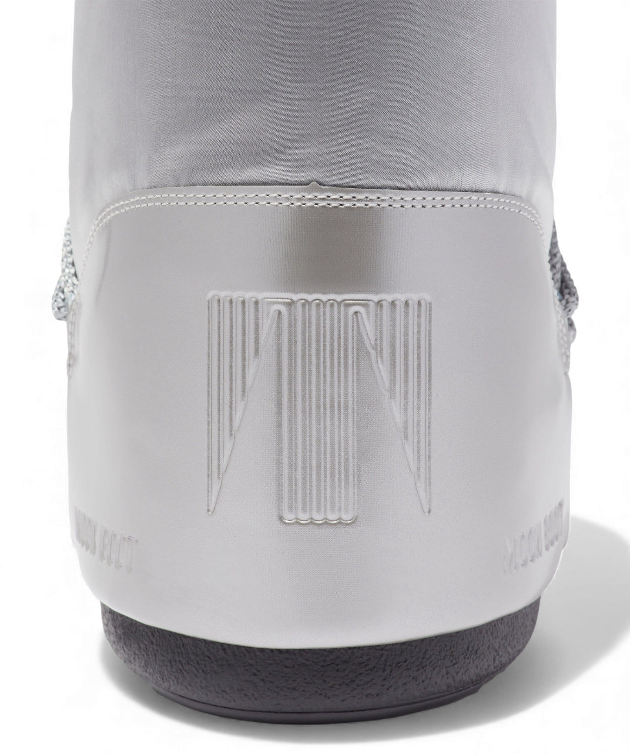 Stivale Moon Boot Icon Glance Argento in Raso