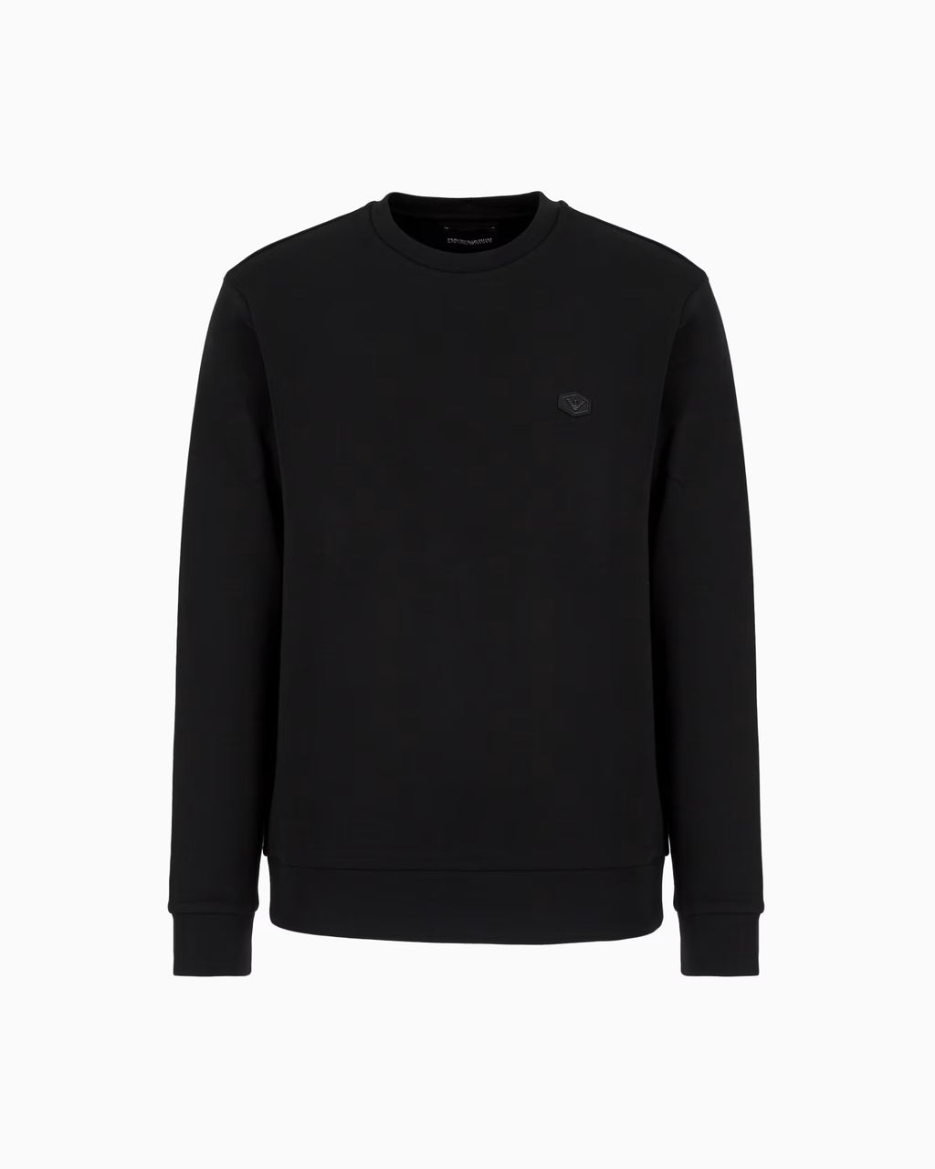 Felpa Jersey con Micro Patch Logo-Emporio Armani-Felpe-Vittorio Citro Boutique
