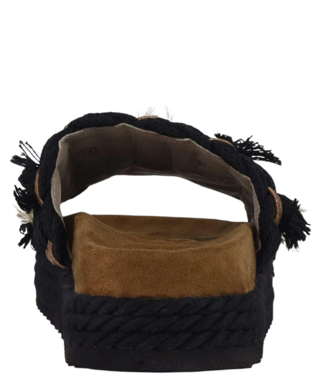 Mou fringed summer sandals