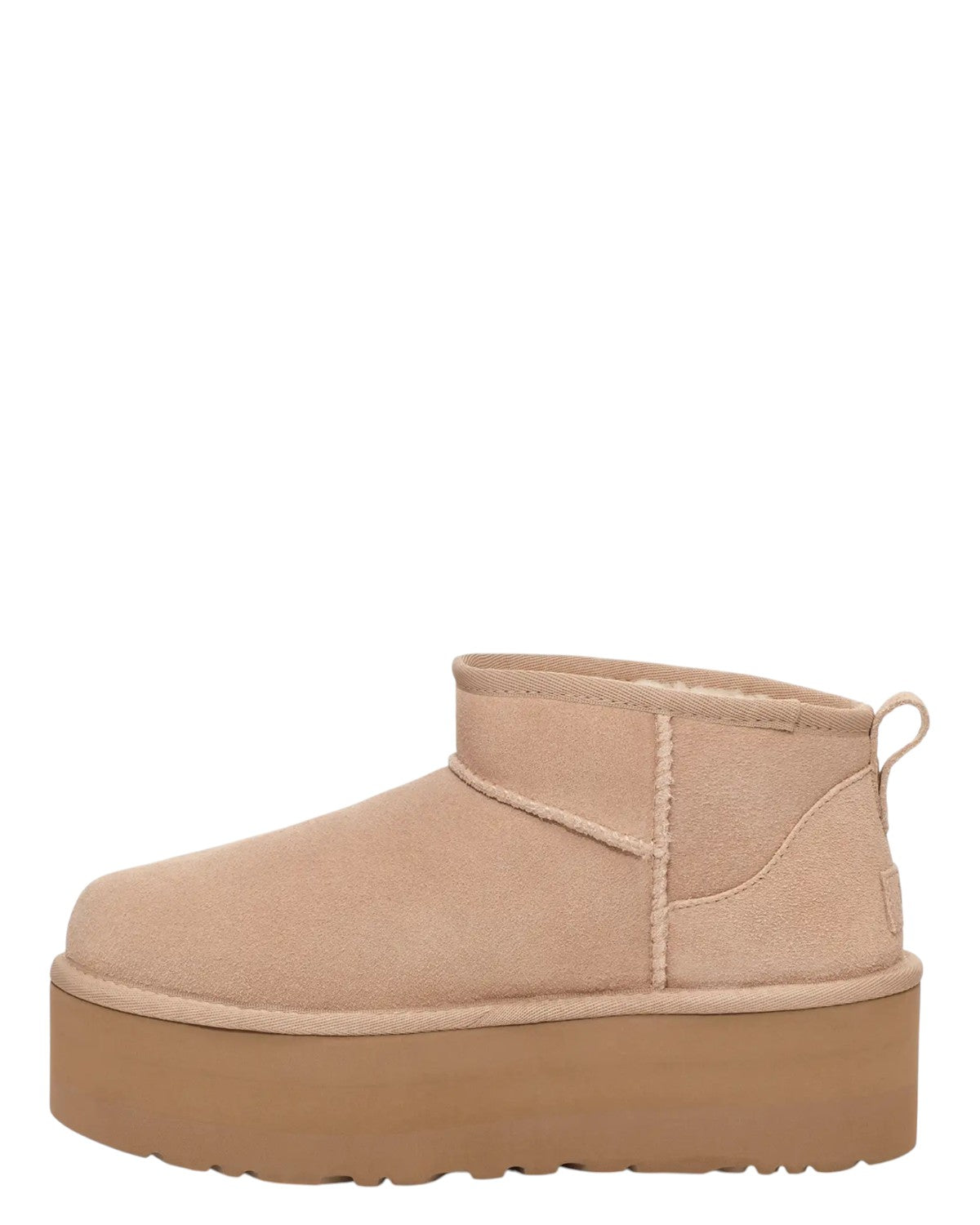 UGG Stivali Classic Ultra Mini con Plateau Sand