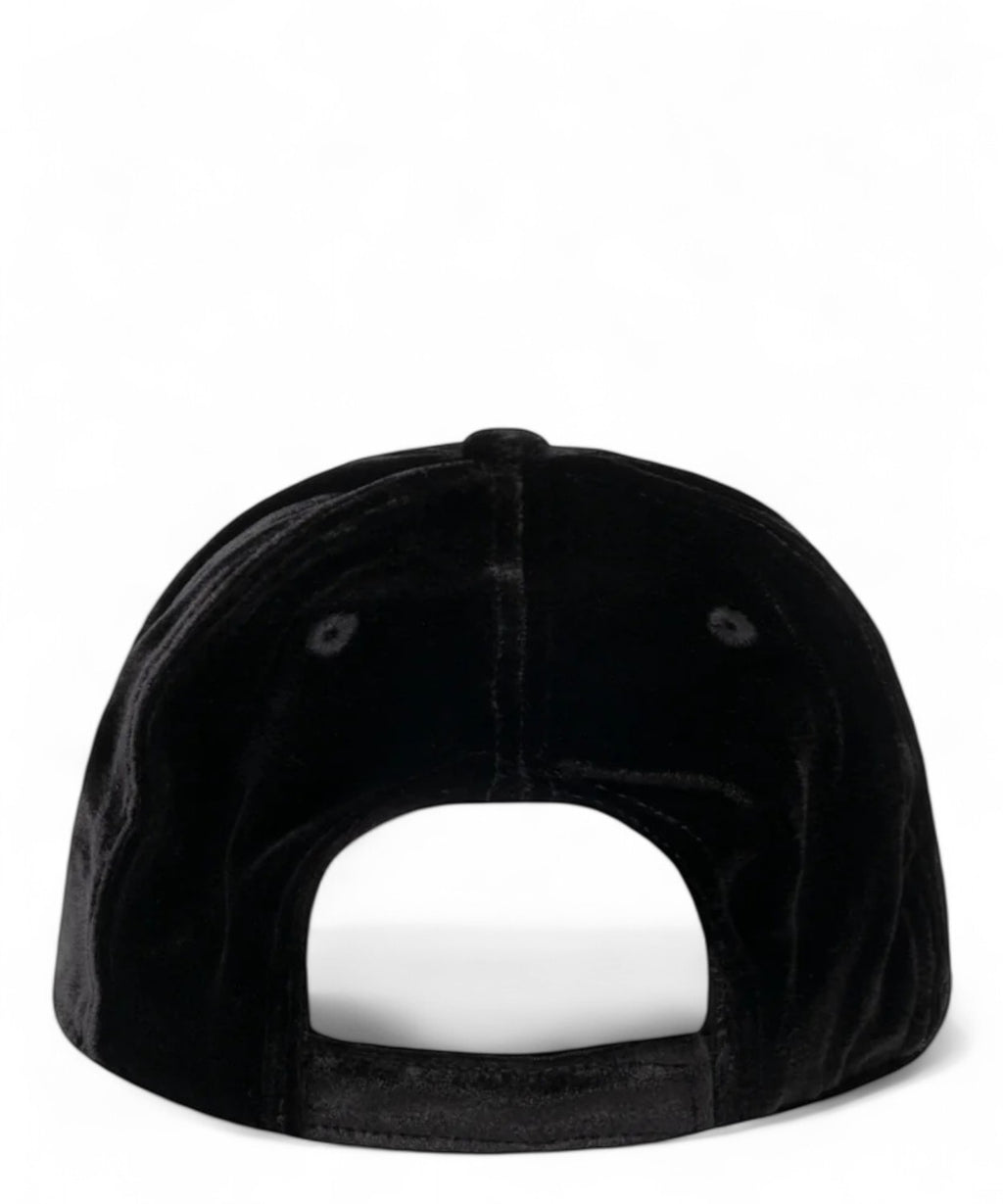 Cappellino in Velluto con Logo in Strass-Cappelli-Mc2 Saint Barth-Vittorio Citro Boutique