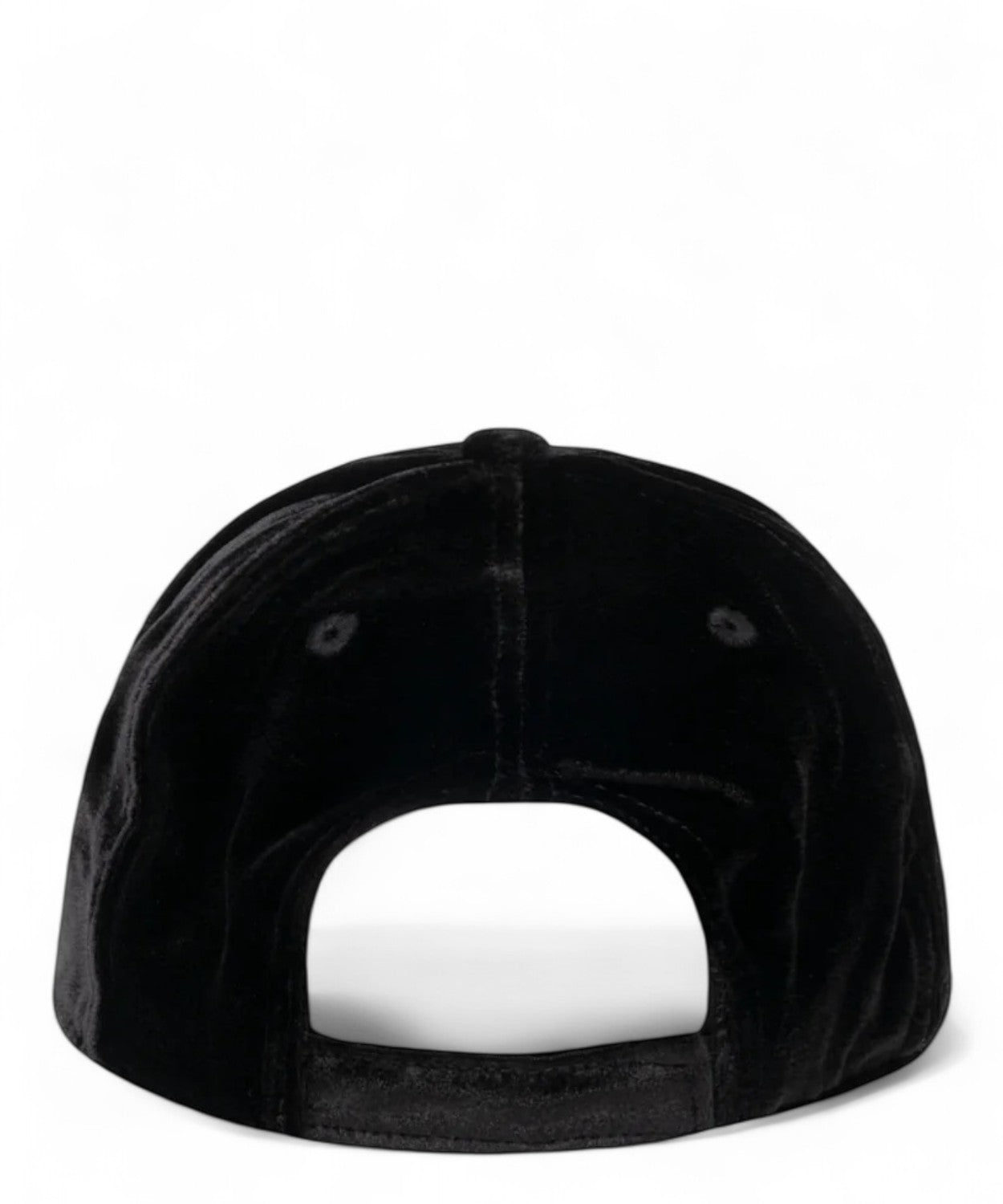 Cappellino in Velluto con Logo in Strass