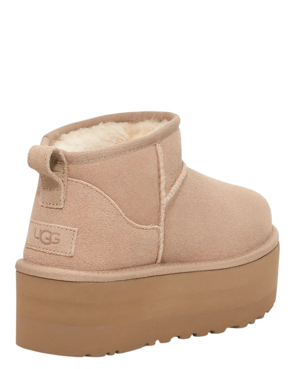 UGG Classic Ultra Mini Platform Boots Sand