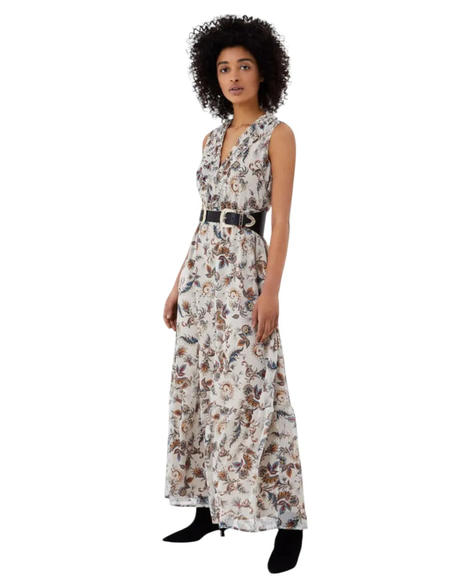 Vestito lungo in georgette con stampa all over-Liu-Jo-Abiti-Vittorio Citro Boutique