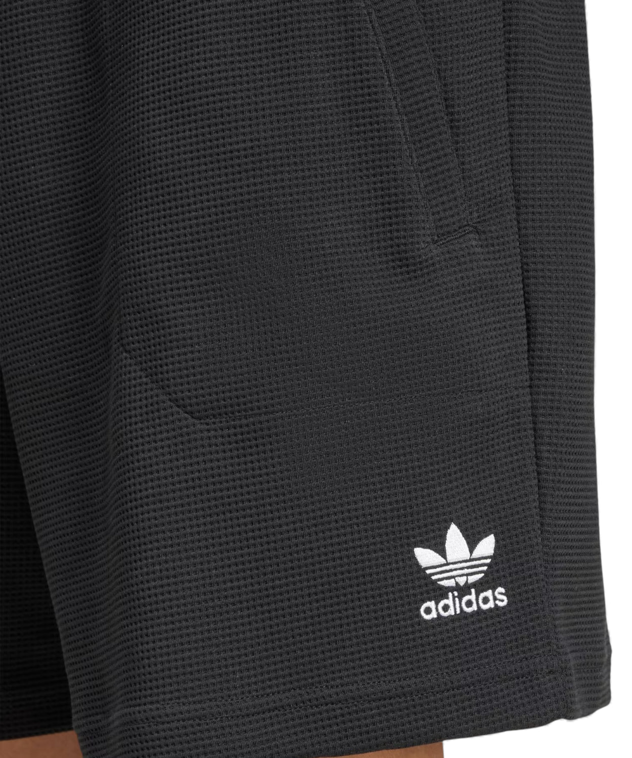 Shorts adidas Essentials Trefoil Waffle in Cotone e Poliestere