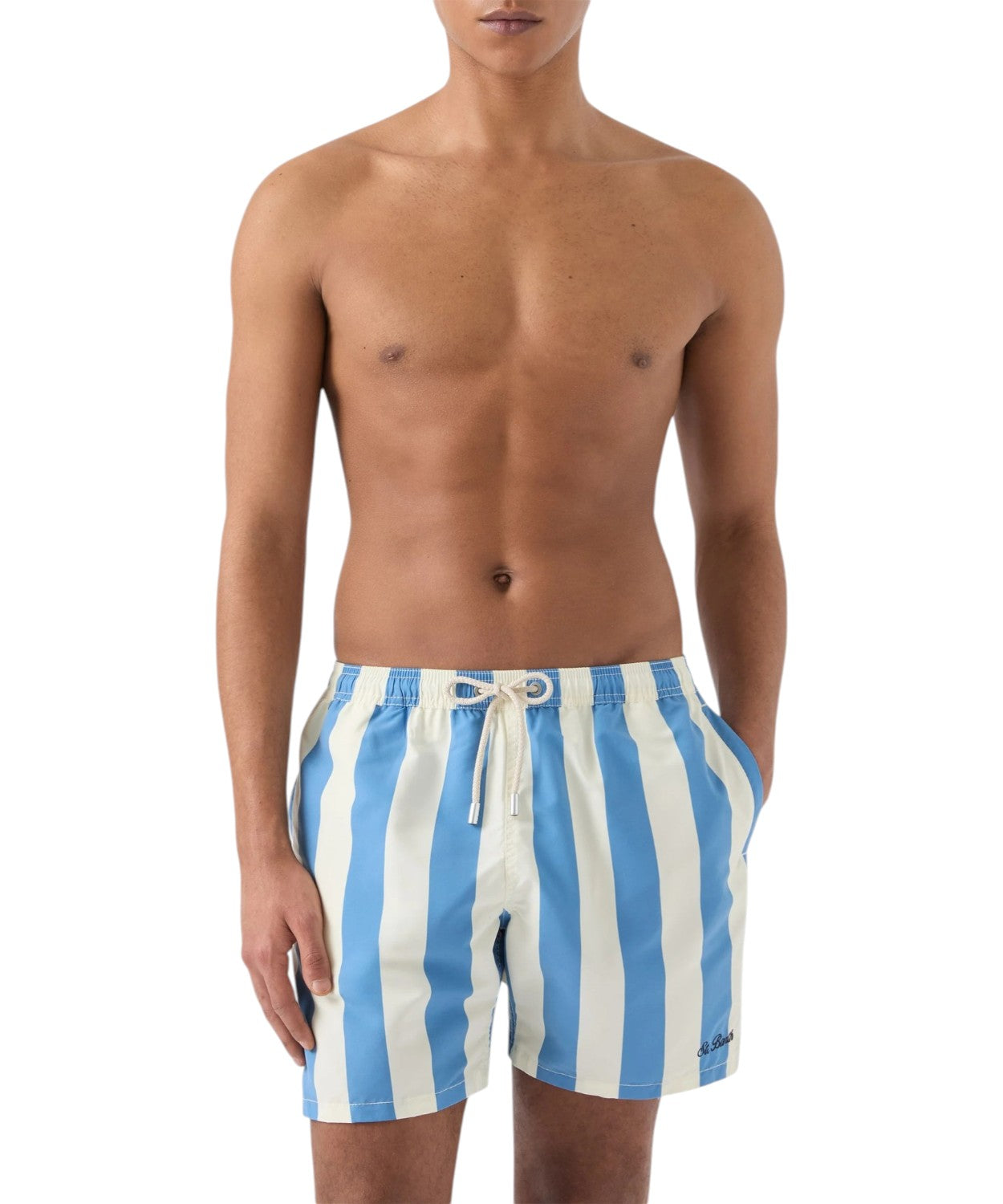Costume Mare Syros med striber Quick Dry