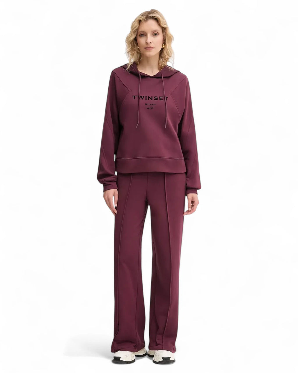 Tuta Twinset in Lana con Cappuccio-Twinset-Tuta-Vittorio Citro Boutique
