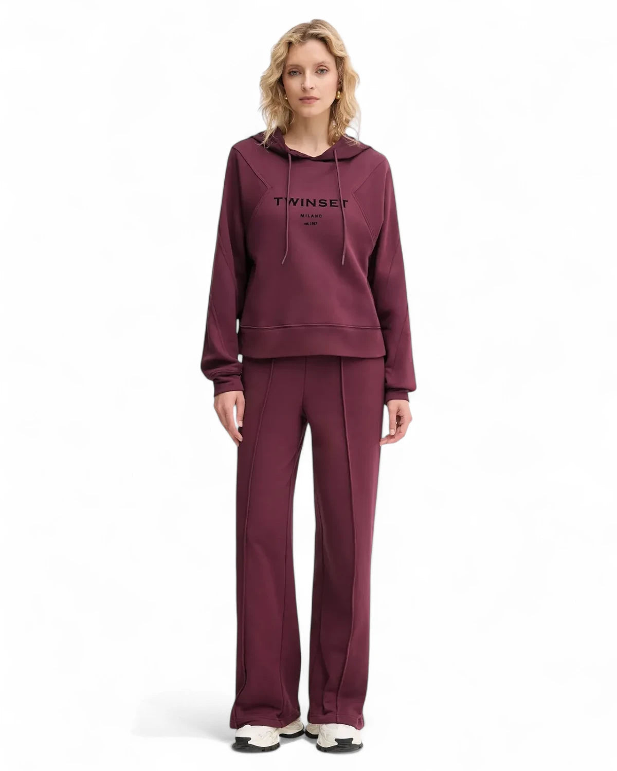 Tuta Twinset in Lana con Cappuccio-Twinset-Tuta-Vittorio Citro Boutique