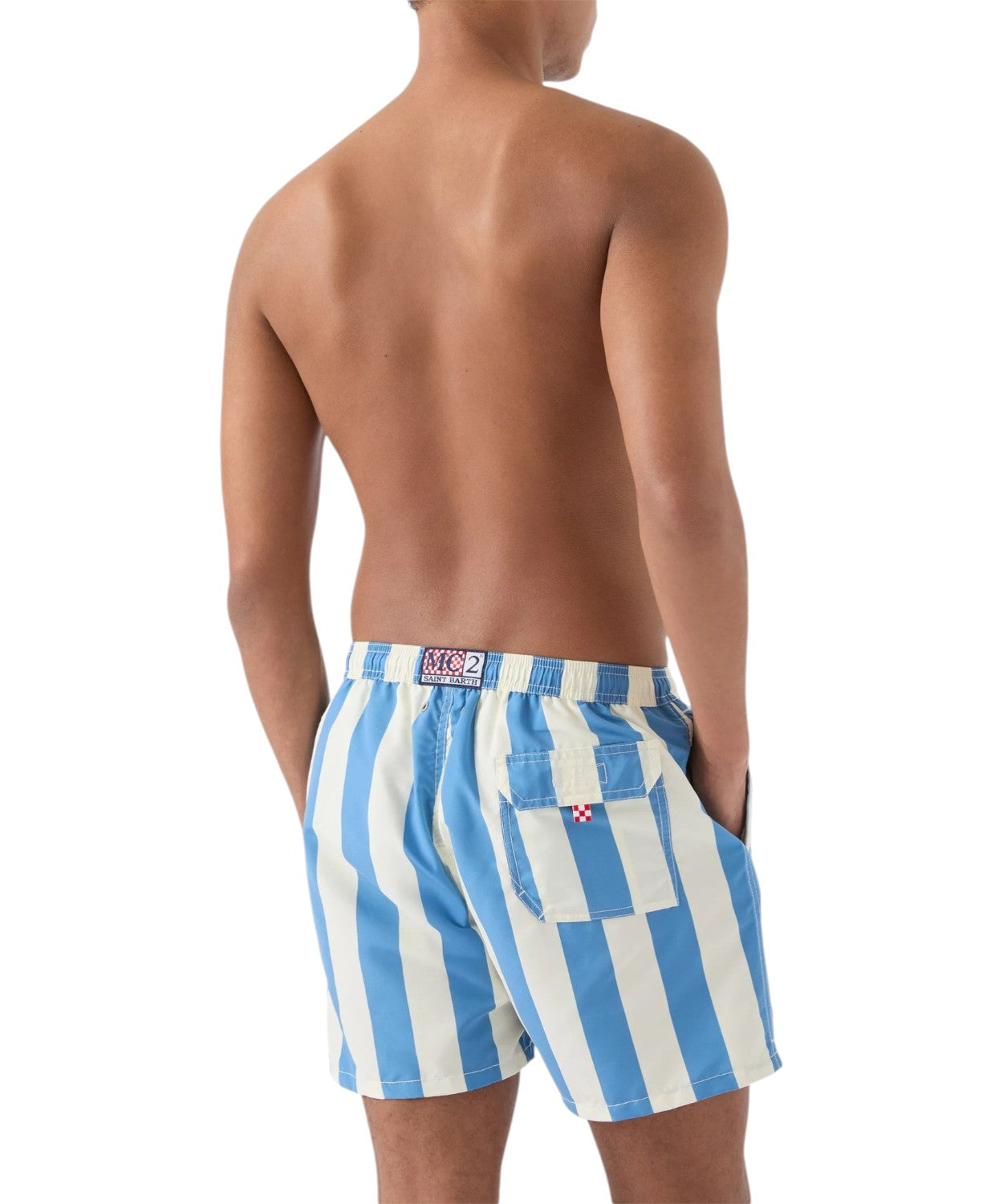 Costume Mare Syros med striber Quick Dry