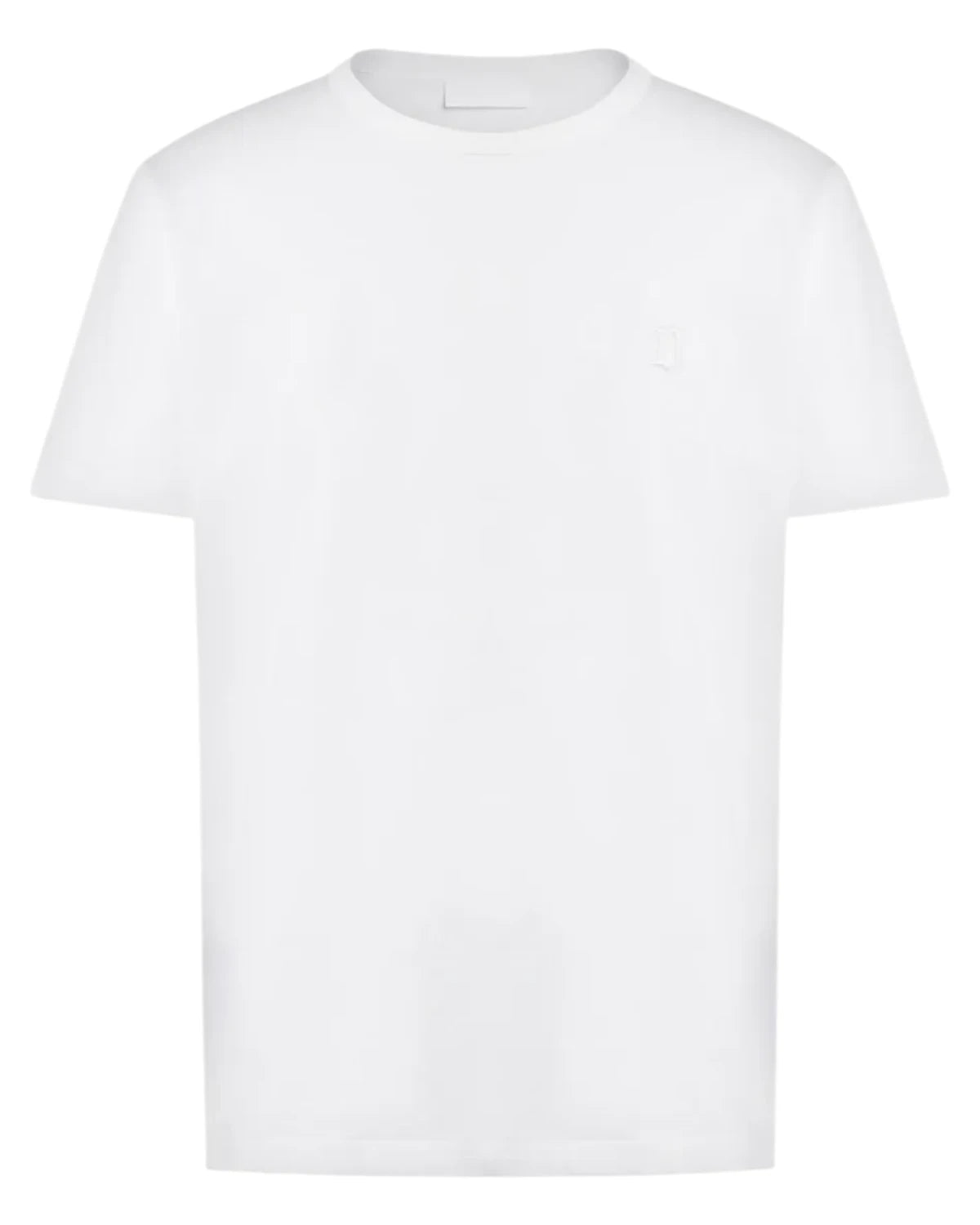 T-shirt girocollo cotone Dondup con logo ricamato