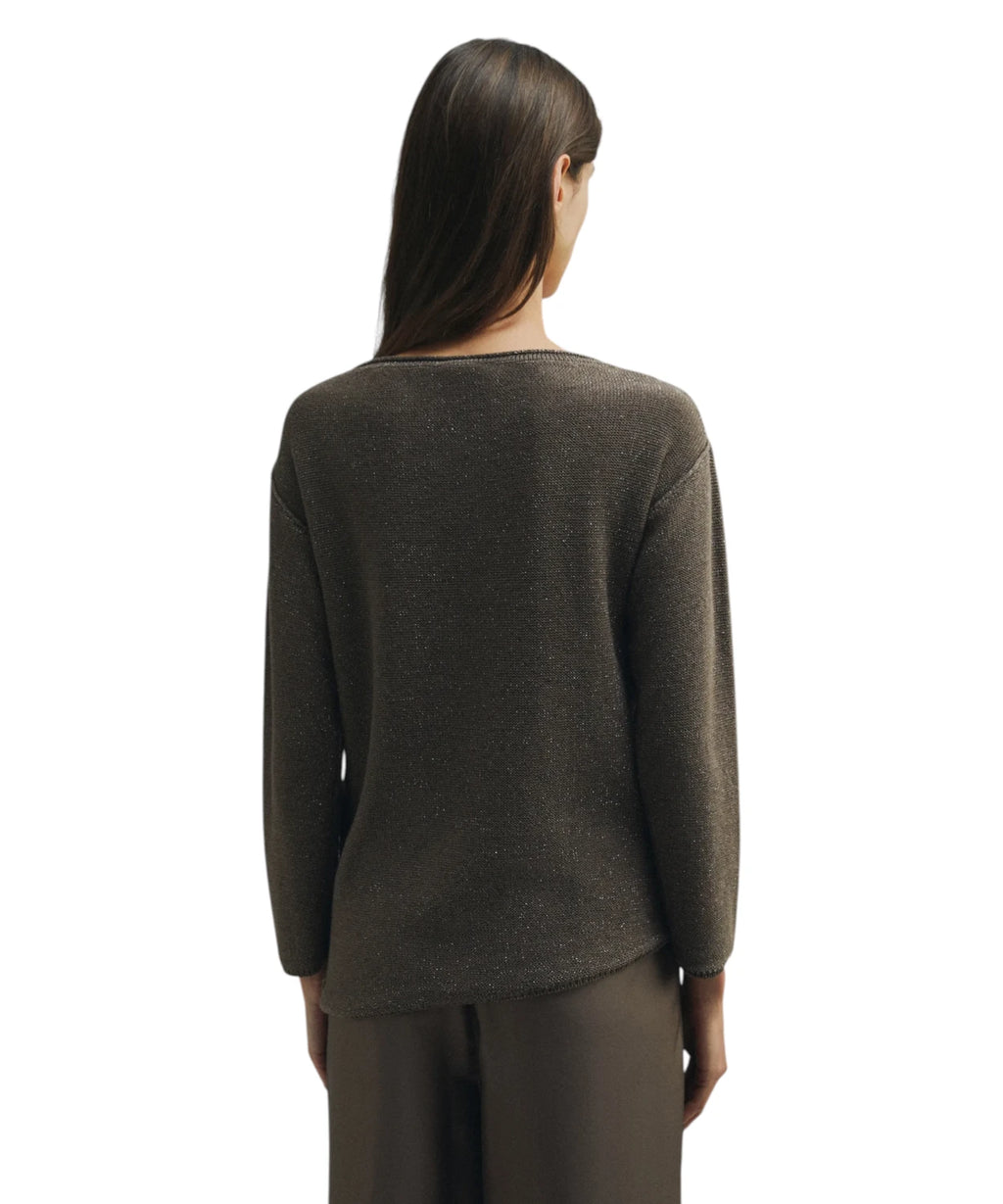 Marella VASTO Cotton and Lurex Sweater