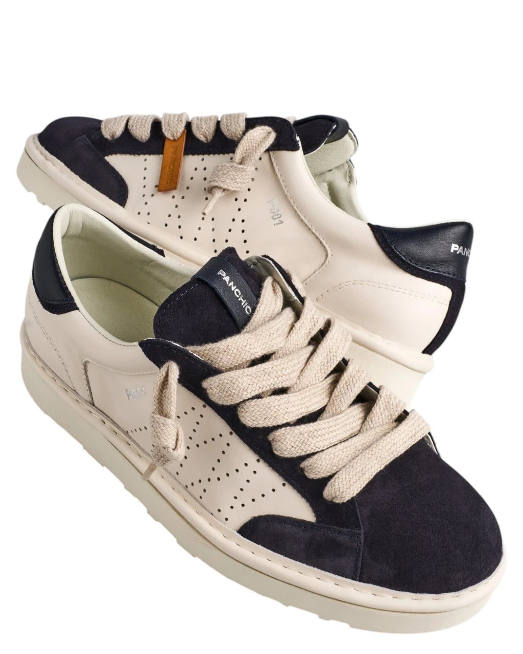 Men's Panchic P001 leather and suede sneakers