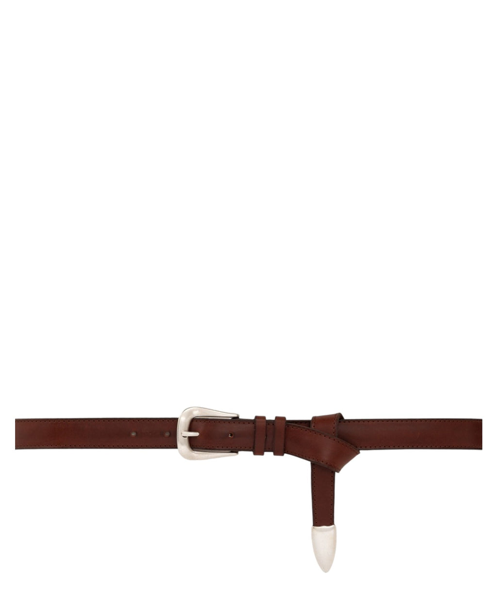 Cintura Punta Lunga Bull Soft in Cuoio 2,5 cm