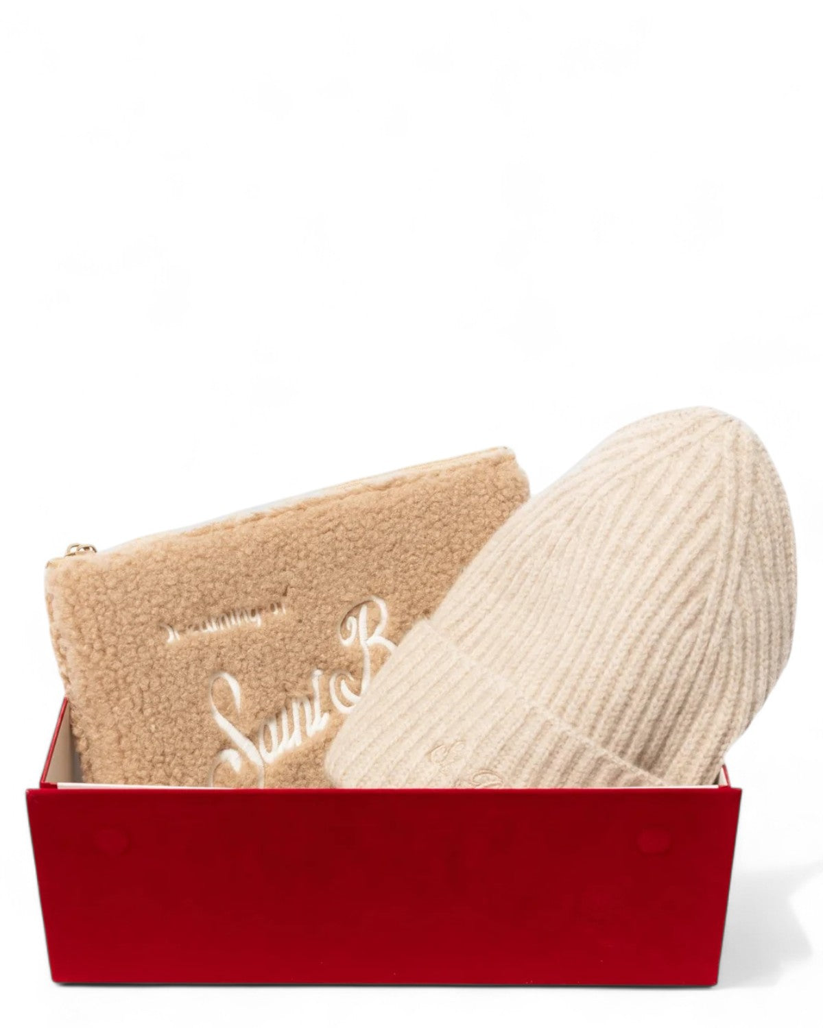 Christmas Box Cappello e Pochette Bouclè-Mc2 Saint Barth-Cappelli-Vittorio Citro Boutique