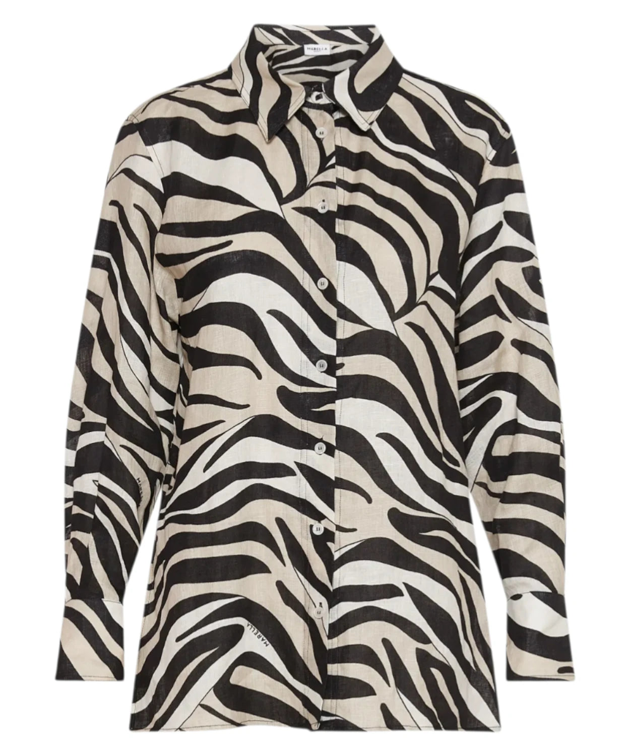 Camicia Marella in Lino Stampato PERGOLA