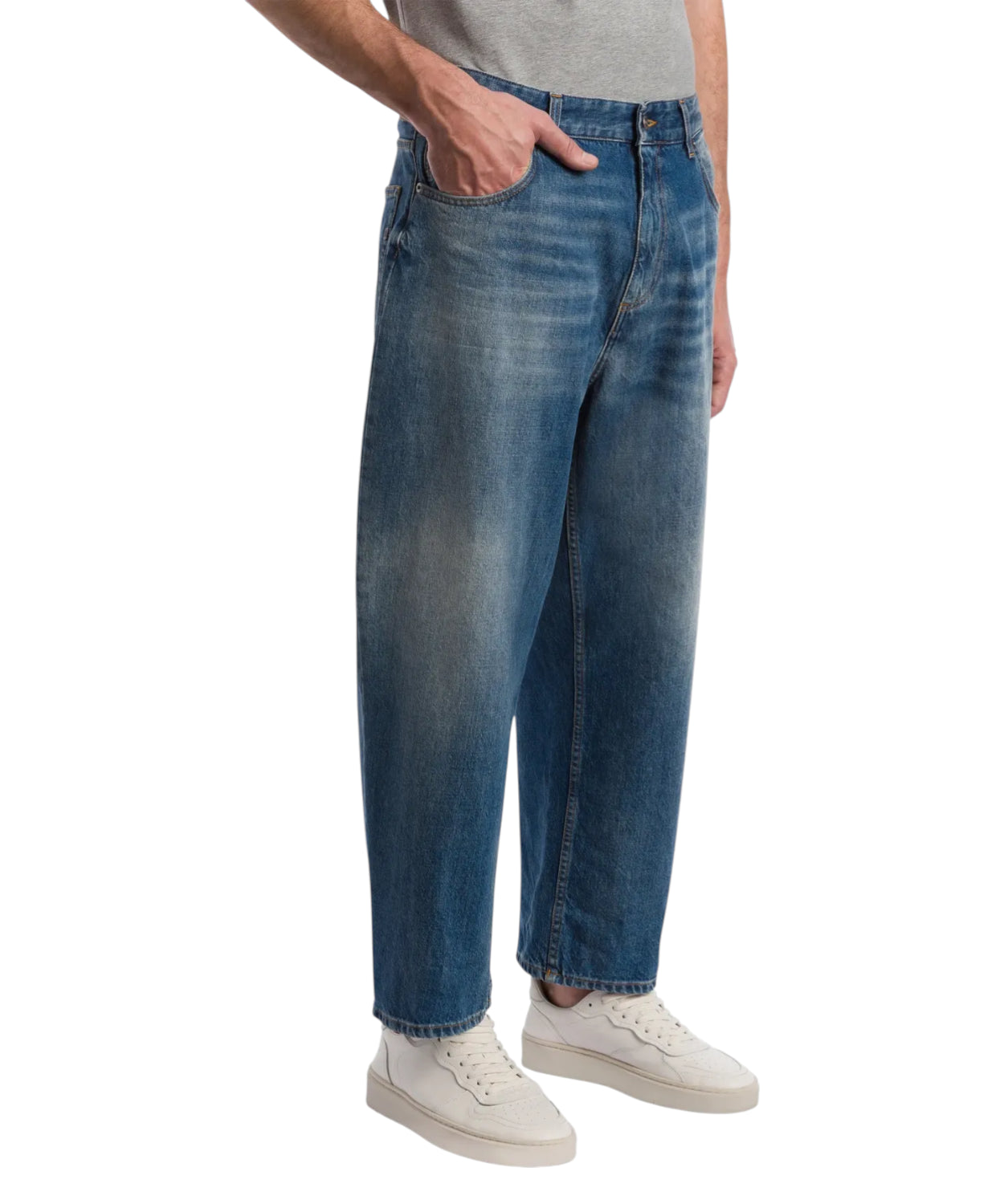 Jeans Anthony loose fit Dondup in denim fisso
