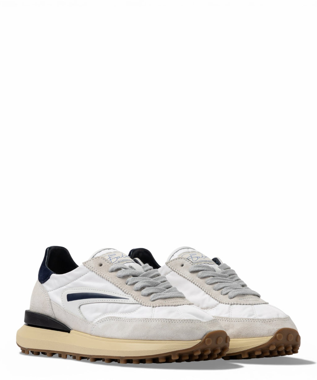 D.A.T.E. Athleta Nylon White Blue Sneakers