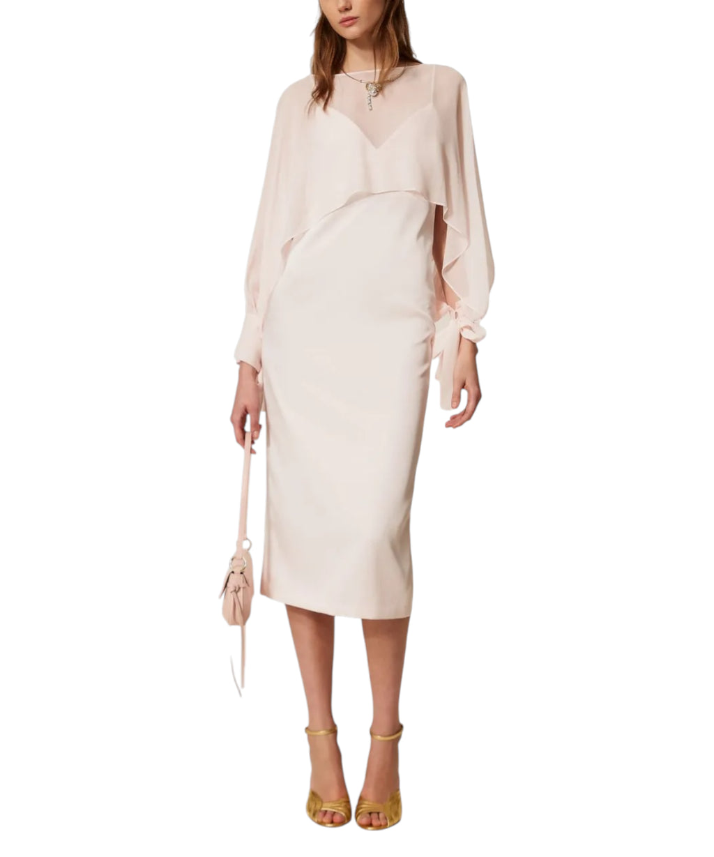 Twinset Viscose Crop Blouse with Bow