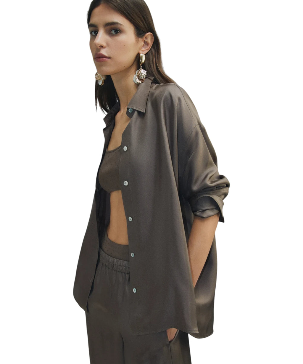 Marella FARO silk twill shirt